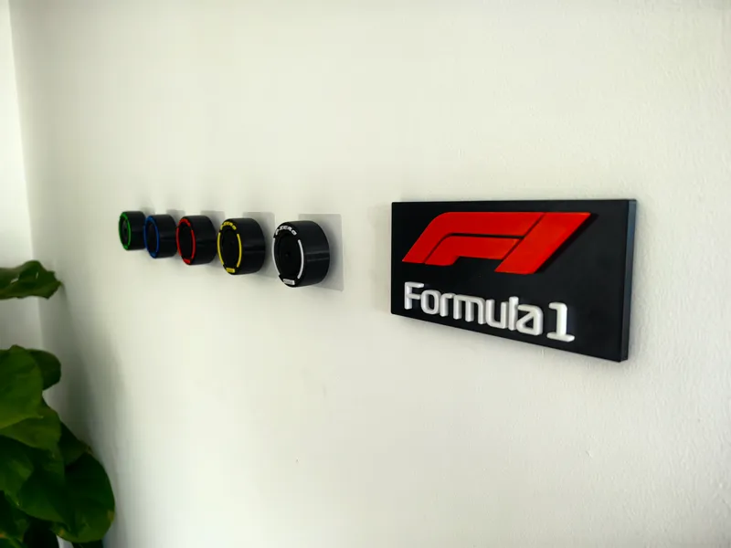 F1 轮胎墙壁挂衣架