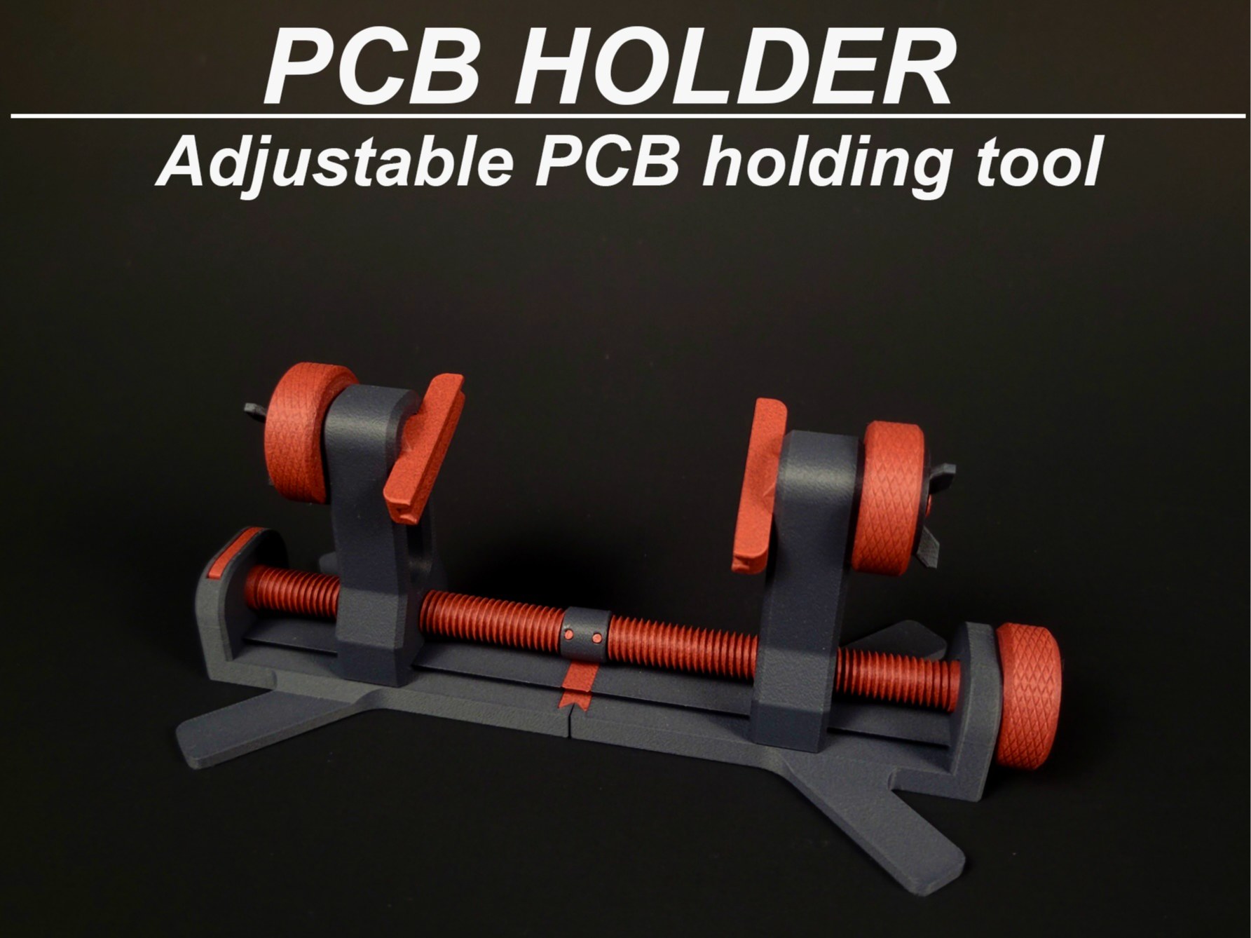 Adjustable PCB Holder Tool 3D model