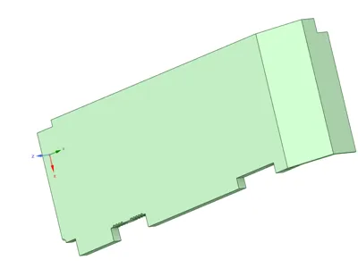 Cover above MB for LianLi Vision Compact