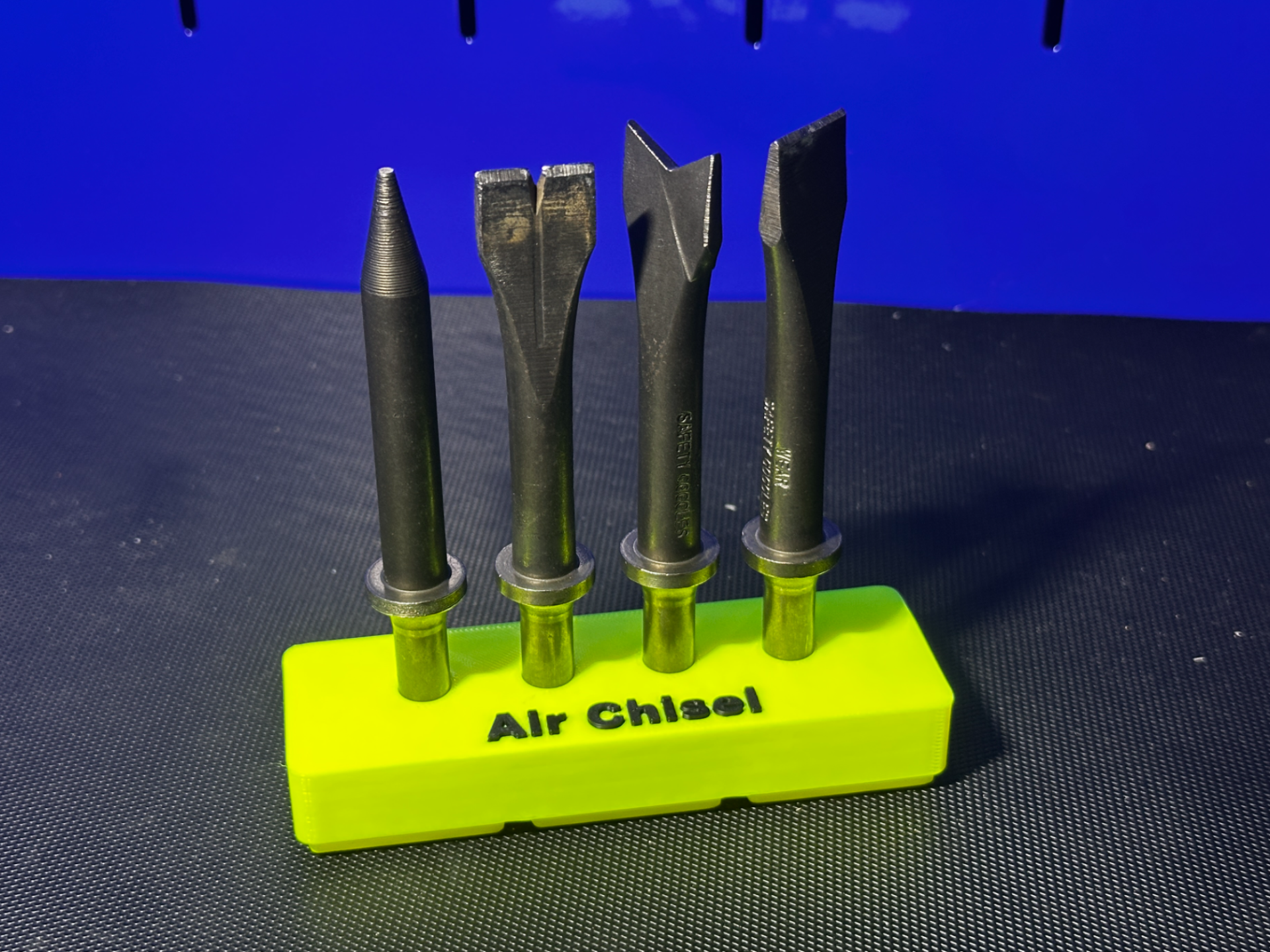Gridfinity Harbor Freight Air Chisel Bit Tray