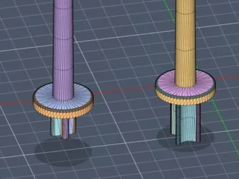 Janome spool pins