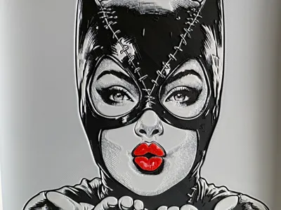 Catwoman (DC Comics) HueForge (3 Colors) Artwork