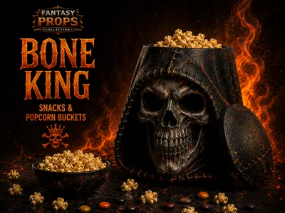 Bone King - Snacks & Popcorn Holder - Fantasy