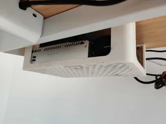 Under-Desk Mounting Basket for Mini PC