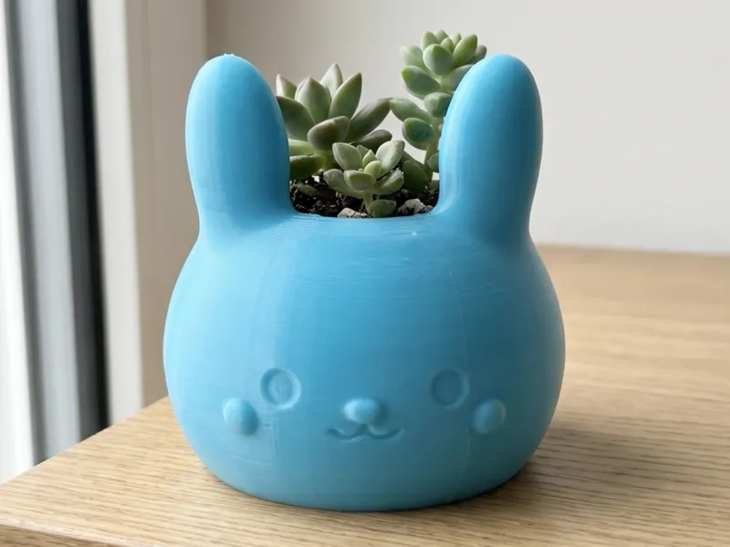 月光小兔花盆