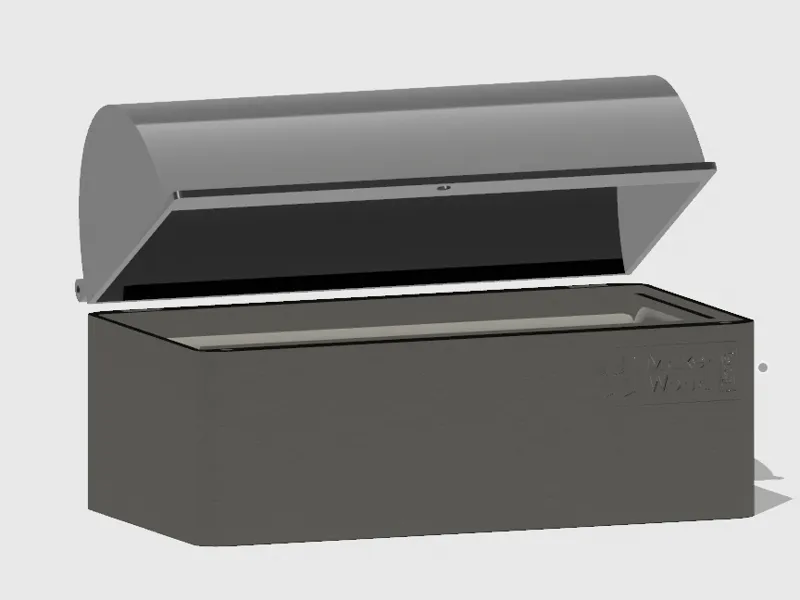 AMS holder on desk