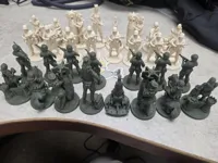 Jeu d'échecs pin-up « armée de femmes » — photo 2