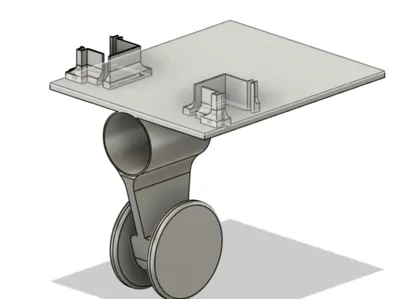 Bearing-less Wheels with MG90S placeholders
