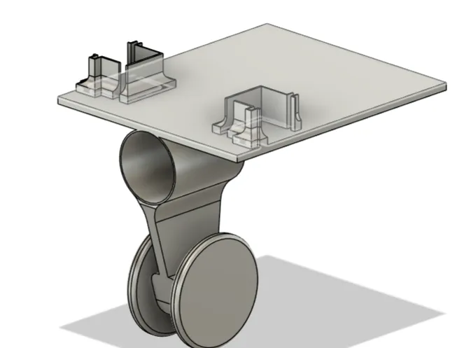 Bearing-less Wheels with MG90S placeholders