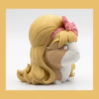 Stylized Female Guinea Pig 50mm (2 Inches) Less colors.3mf