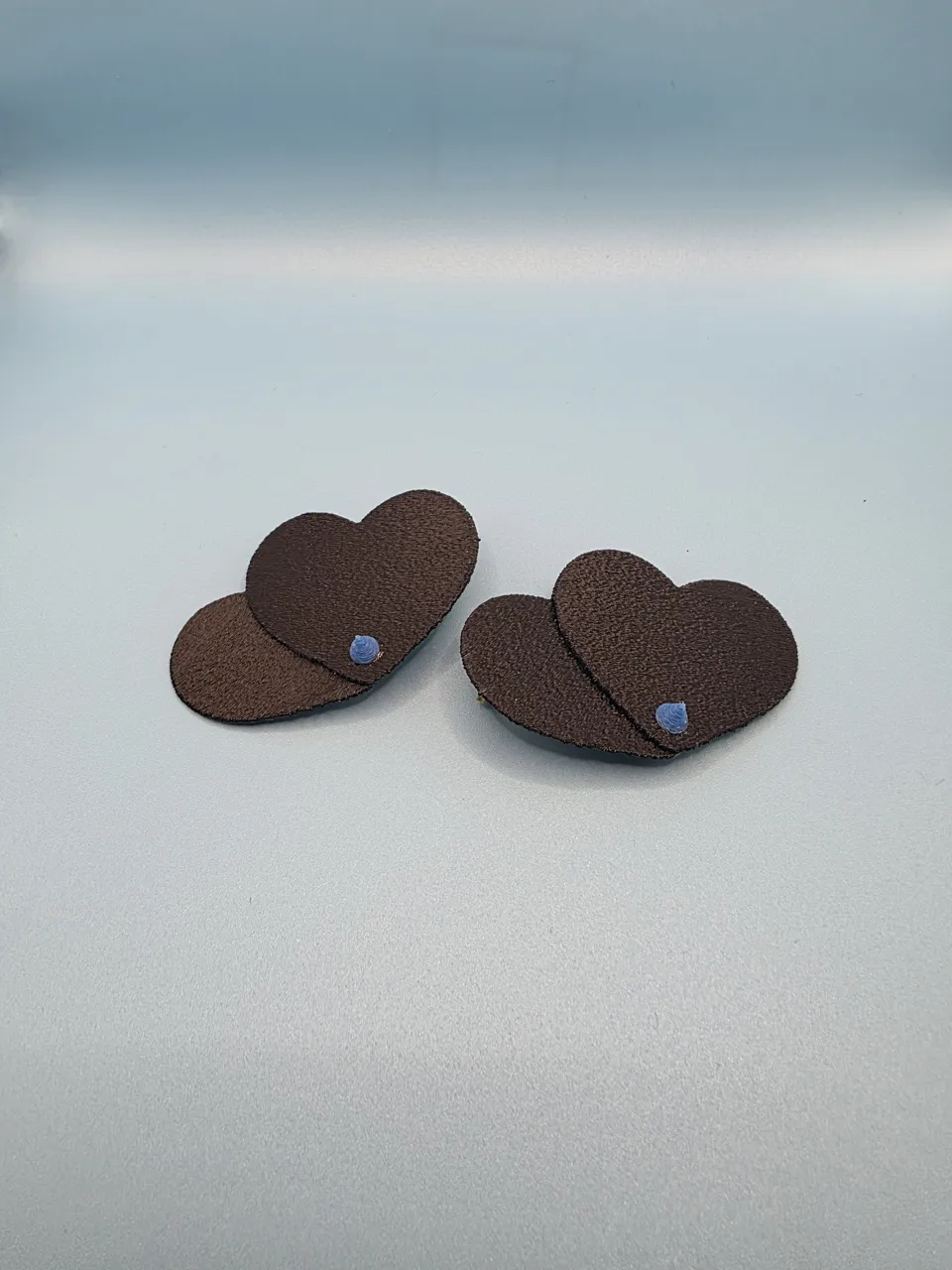 Double Heart Earrings view 3