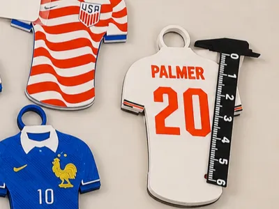 England FIFA 2026 Keychain and Necklace