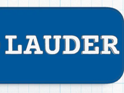 3D Keychain Whistle _ LAUDER