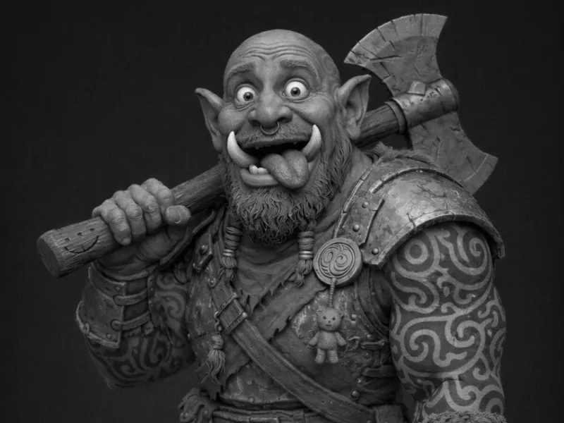 DND Half ORC (MEATLOG)