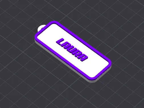 Keychain name LAURA