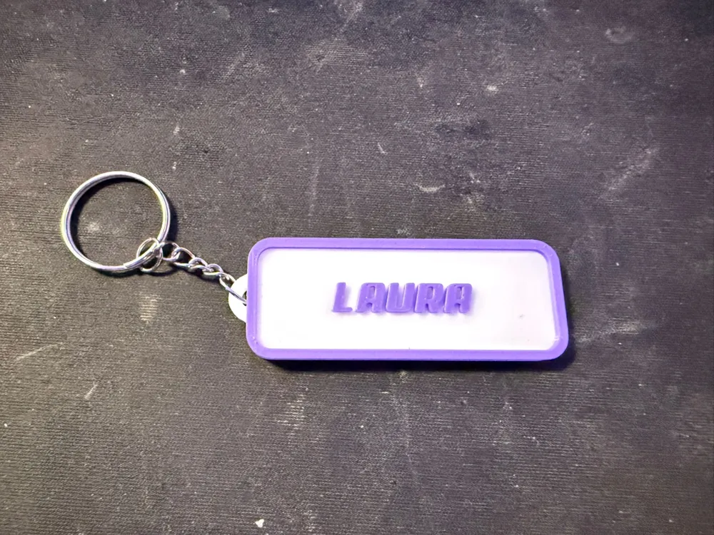 Keychain name LAURA by Kevinsuisse - MakerWorld