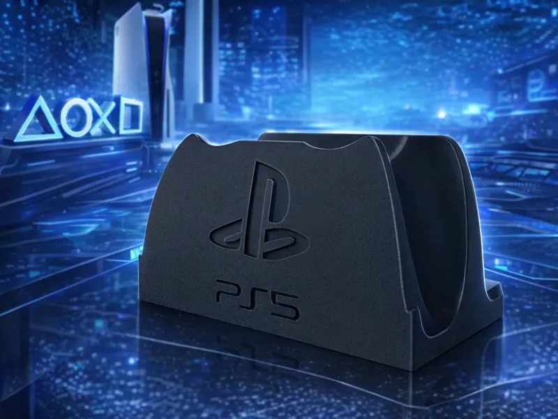 Supporto per Controller PS5 + Logo (Dualsense)