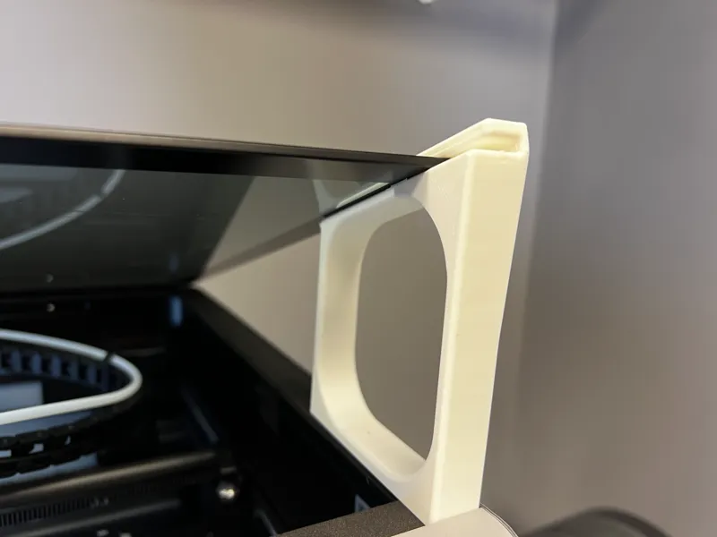 Bambu Printer Top Glass 30 Degree Wedge