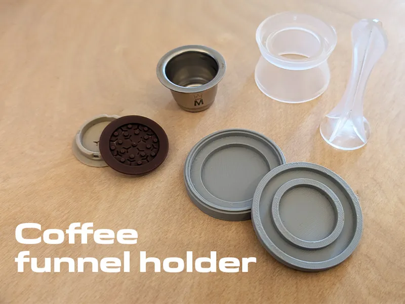 Coffee funnel holder