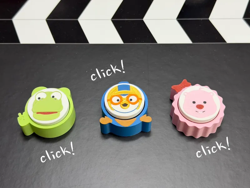 Pororo, Crong, Loopy, Eddy Fidget Clicker