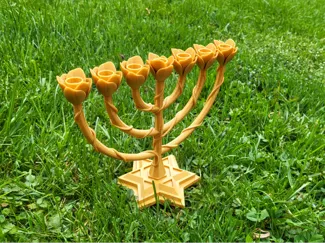Menorah - seven-branched candlestick