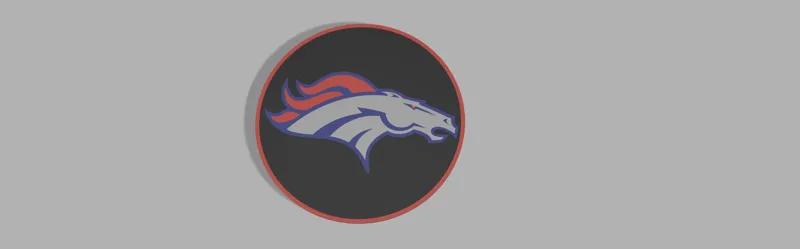 Denver broncos coster