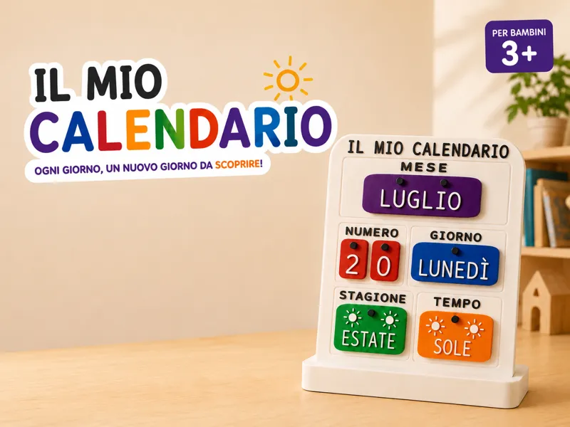 Calendario Interattivo Montessori IT-ES-EN