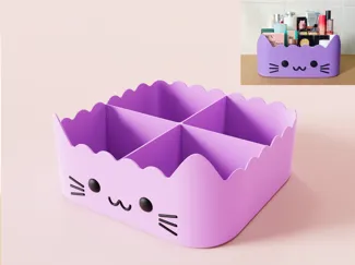 猫咪化妆品收纳盒