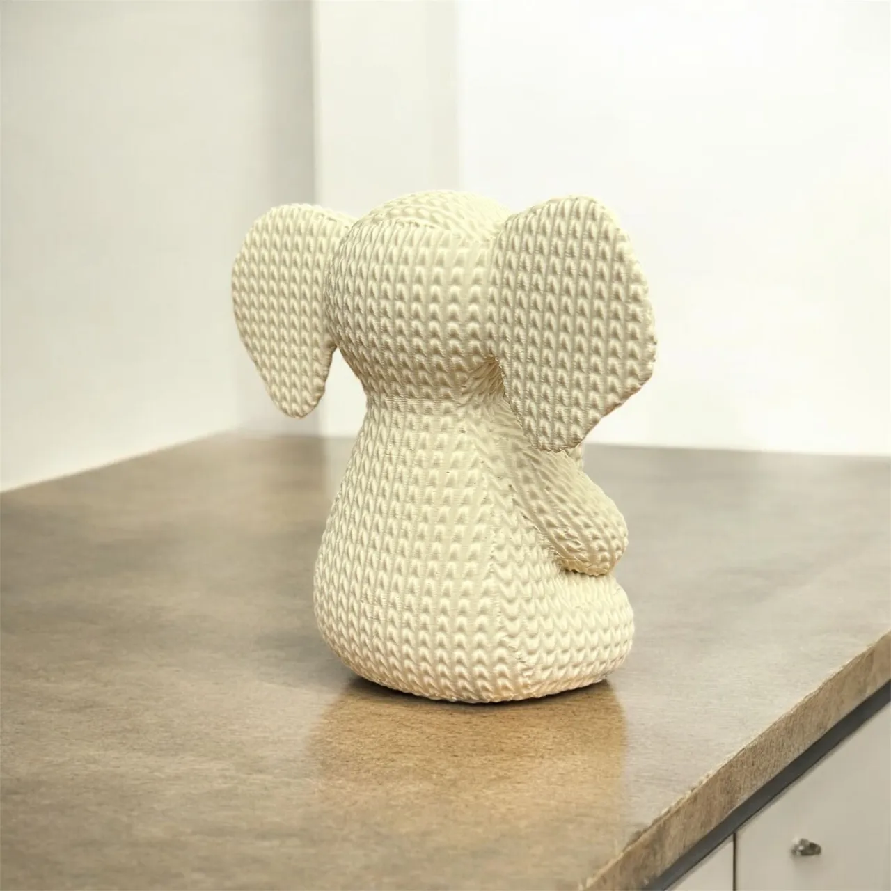 Cute Knitted Elephant view 2