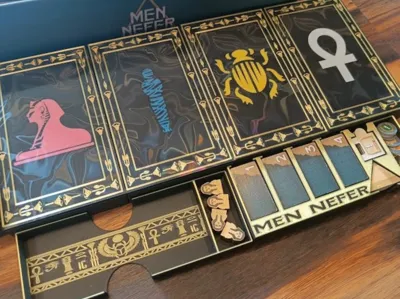 Men-Nefer + Promo Boardgame Insert Ornate Gold 
