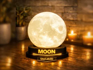 Moon Lamp 3D Lampada Luna 3D