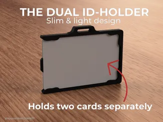 Dual-ID- Holder-Two Cards, One Practical Solution!
