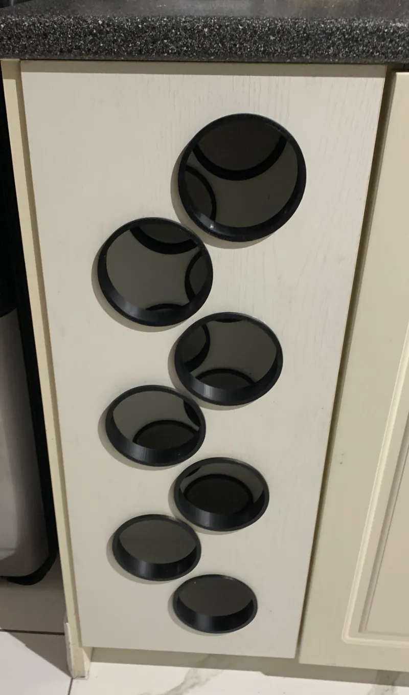 Wine Rack Bottle Hole Finish