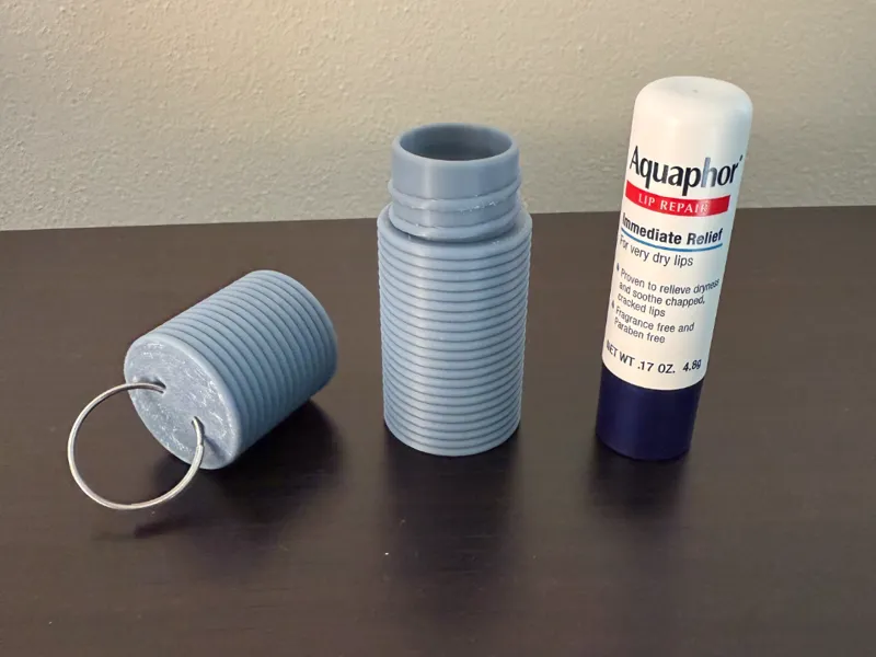 Aquaphor Lip Balm Keychain Holder