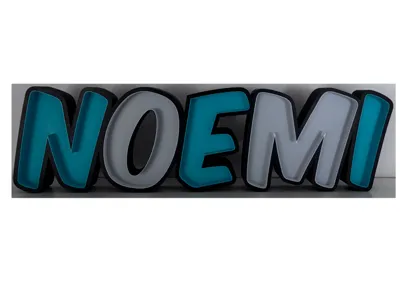 LED Name Lamp Noemi