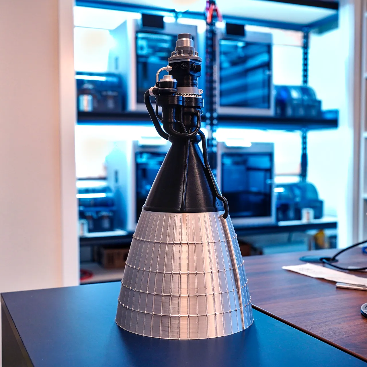 SpaceX Raptor 3 Vacuum Rocket Engine 1/10th scale view 2