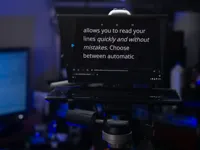 Mini téléprompteur monté sur objectif — photo 1