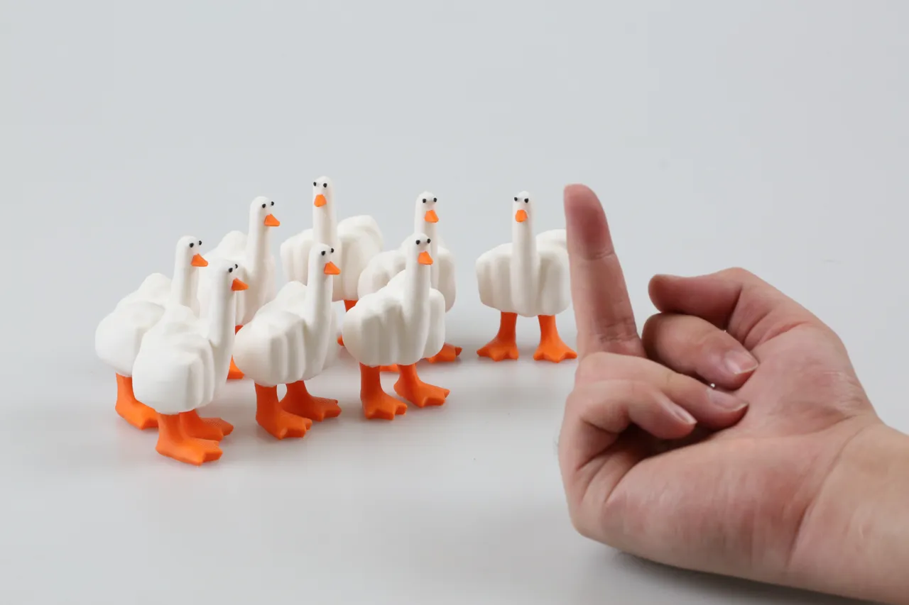 Creative and Fun Desk Decoration “ DUCK U” view 4