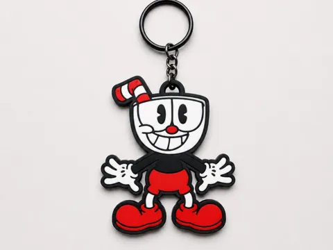 Llavero: Cuphead keychain — referencia de MakerWorld