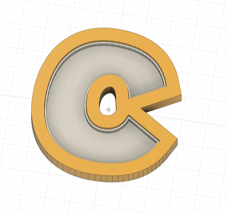 LED Light Letter C