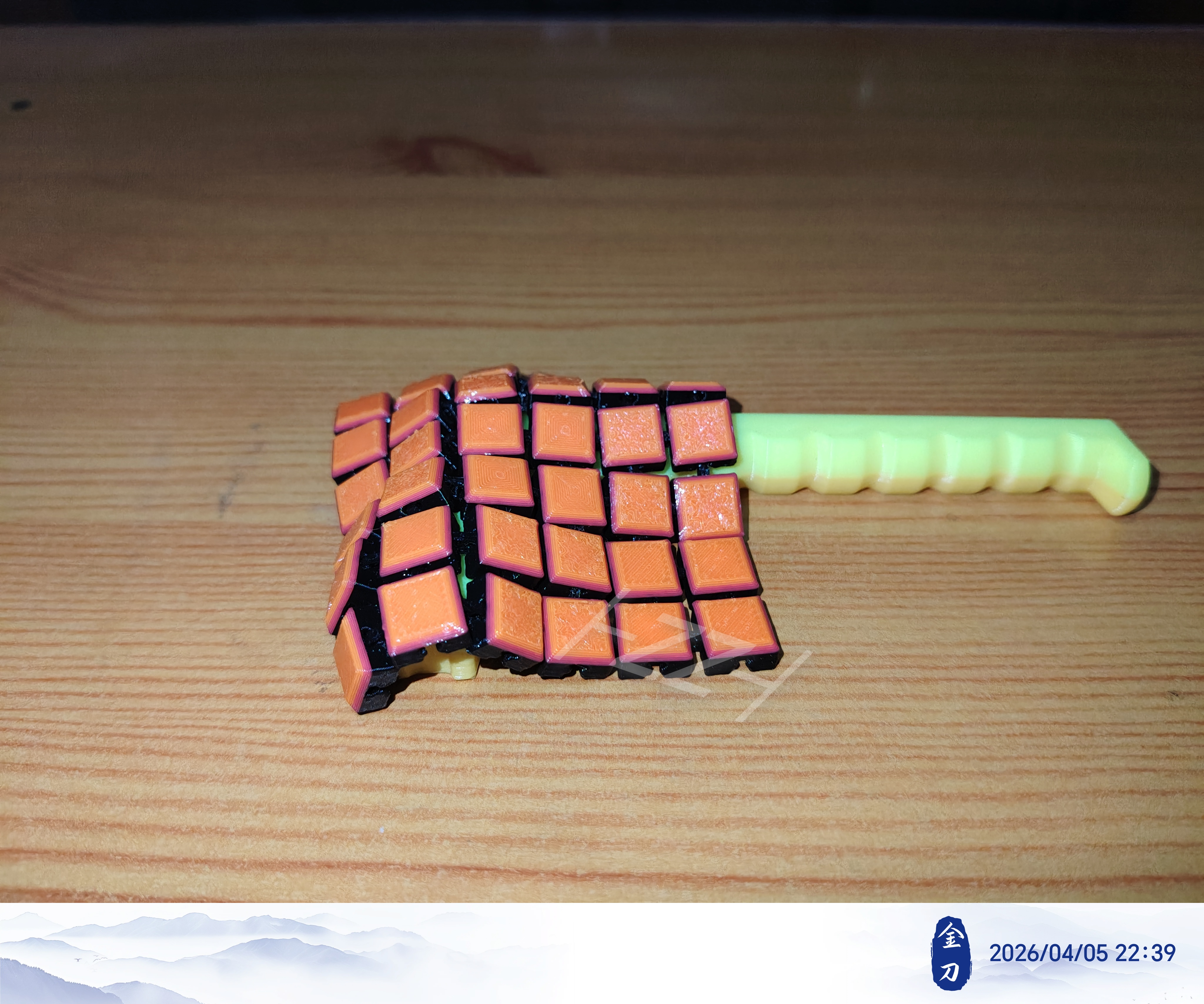 Miniatura 2 do modelo 3D 可拼装类锁子甲杯垫系列-四_2.3-2.4