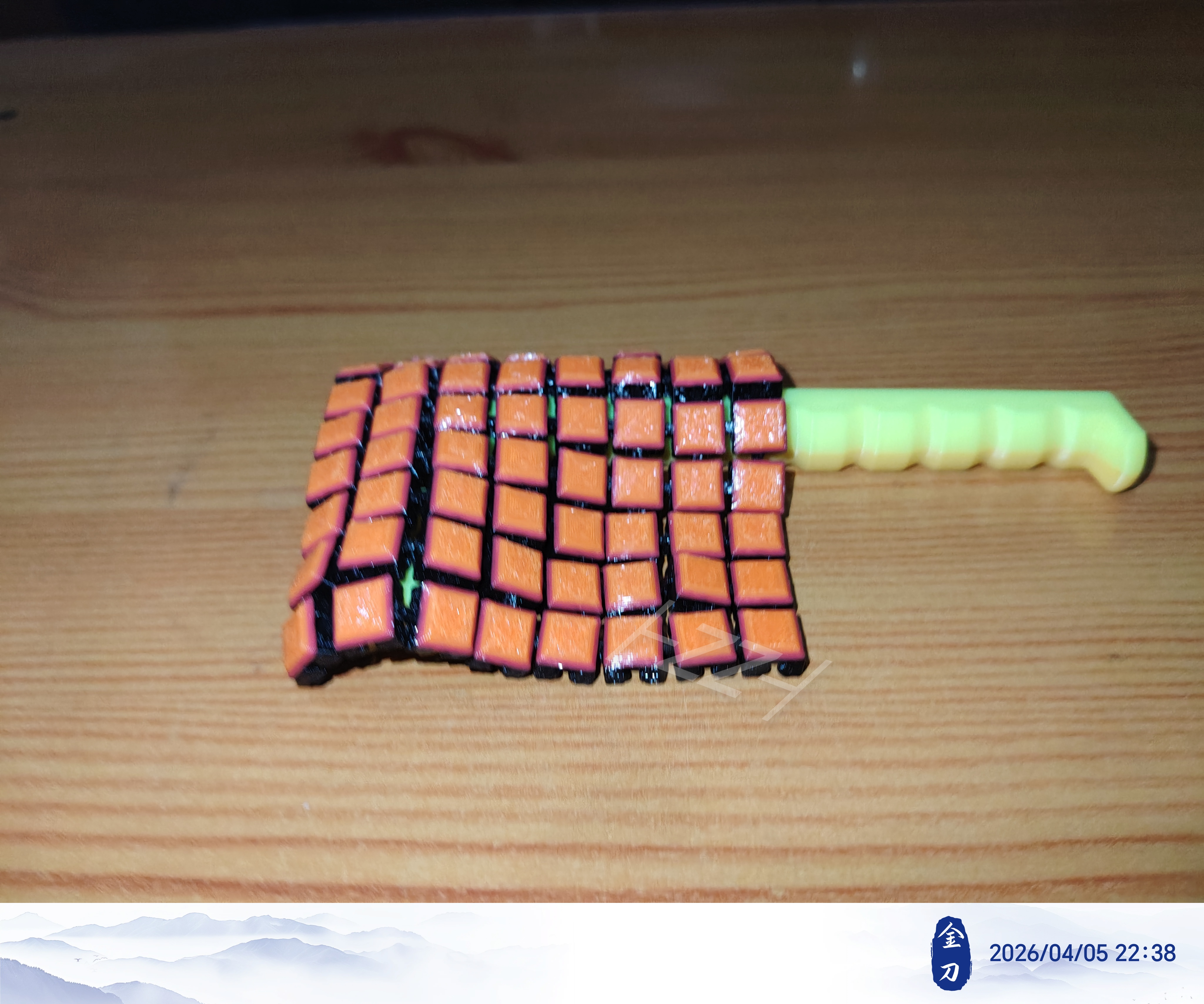 Miniatura 4 do modelo 3D 可拼装类锁子甲杯垫系列-四_2.3-2.4