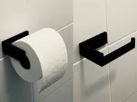 Porte-rouleau de papier toilette moderne à coller — photo 1