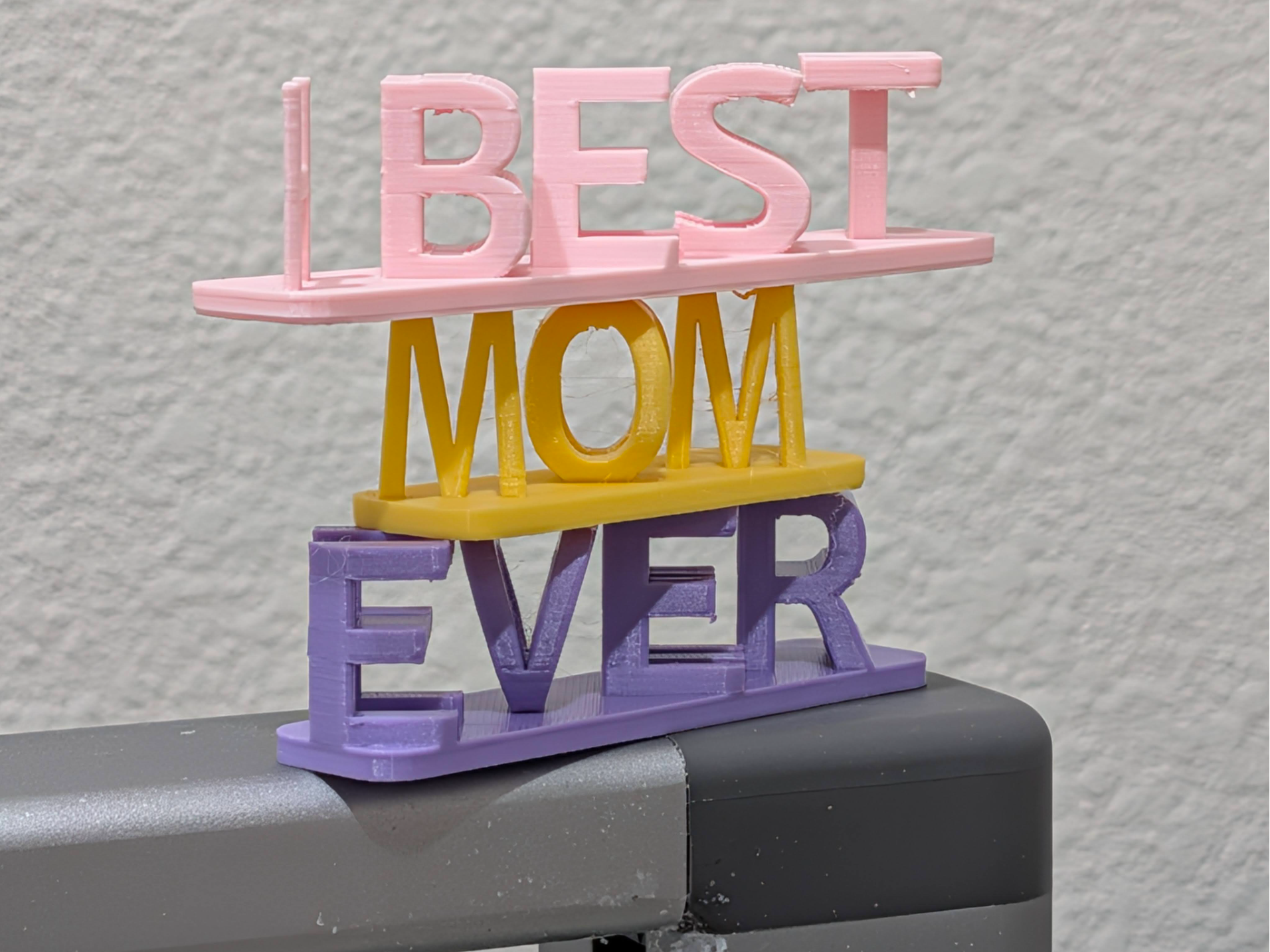 BEST MOM EVER/HEART OF HOME: Mother’s Day Ambigram