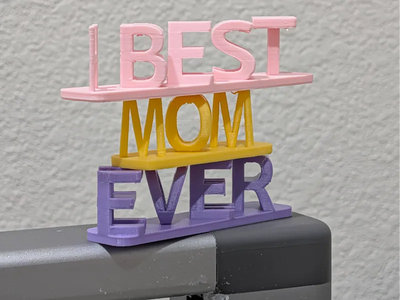 BEST MOM EVER/HEART OF HOME: Mother’s Day Ambigram