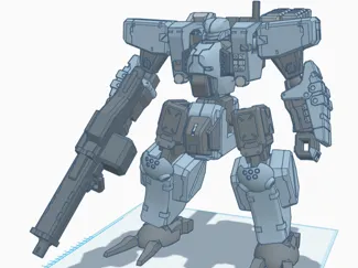Front Mission Evolved Zenith Mech