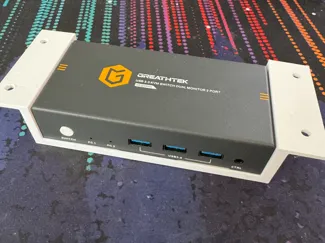 Greathtek KVM Dual Monitor Switch Tischhalterung