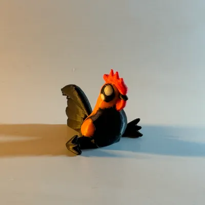 Articulated Cute Rooster - Free 3D Print Model - MakerWorld