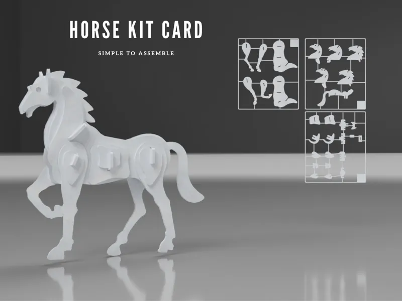 Horse kit card