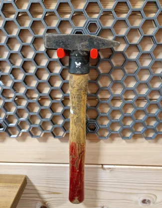 hammer holder - honeycomb storage wall - HSW